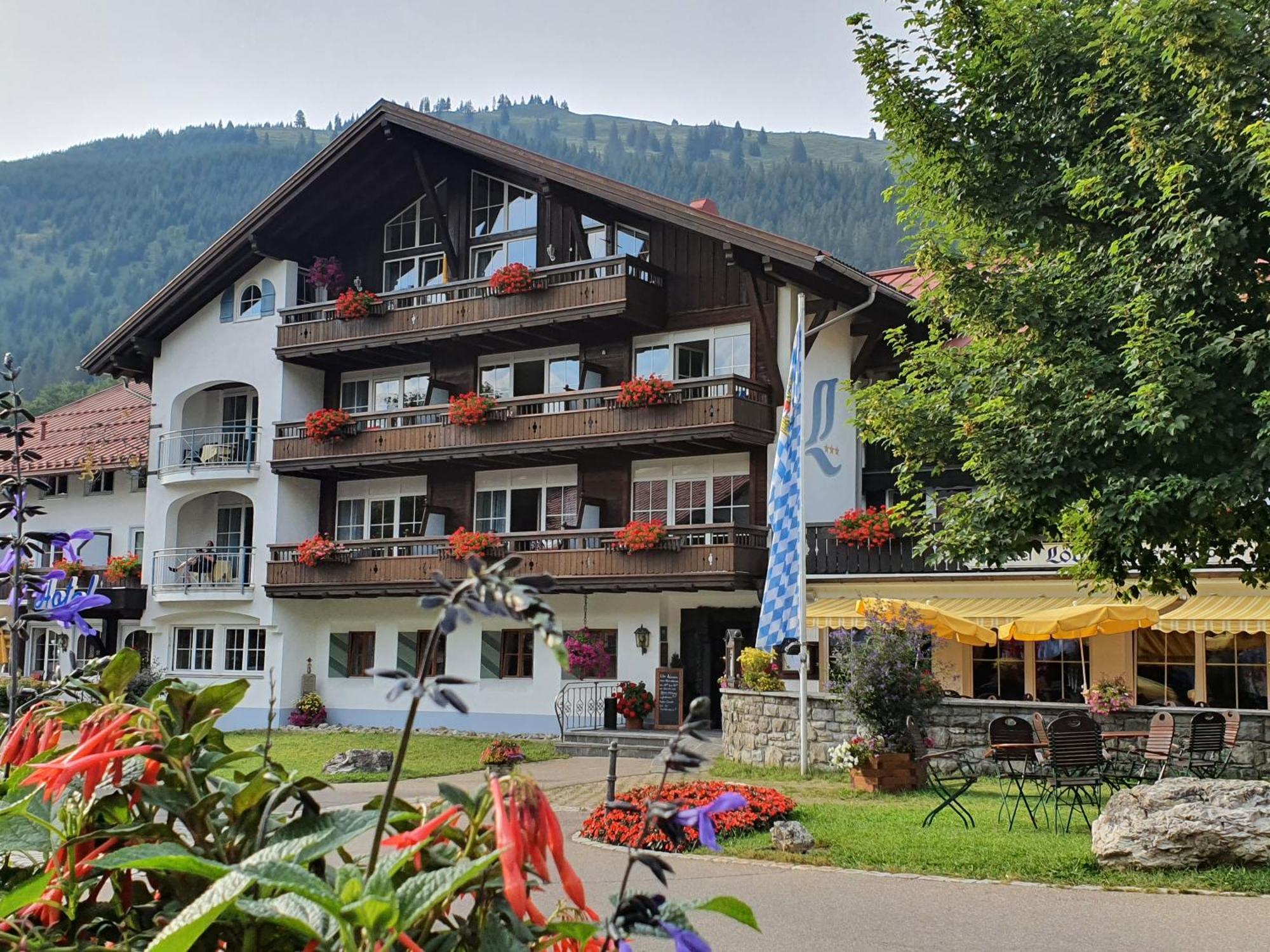 Hotel Alpengasthof Lowen Bad Hindelang Exterior foto